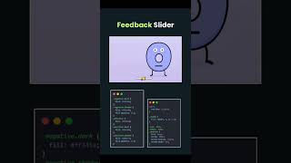 Hey coders! 👋 Feedback Slider CSS is here! 🤩#navigation #hover #html #css #html5 #animation #shorts