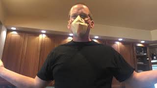 Coffee Filter Mask. DIY. Super easy.