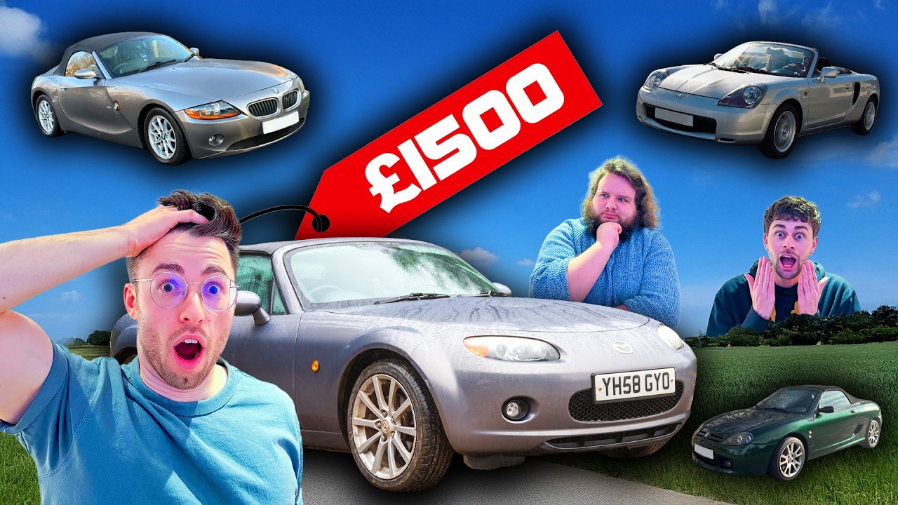 We Let Rob Buy a £1,500 Sports Car With Buckle Up's Money