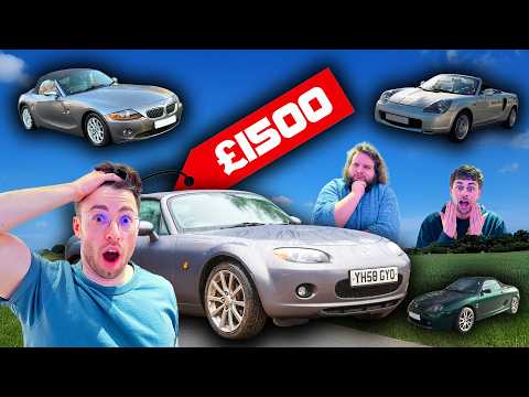 We Let Rob Buy a £1,500 Sports Car With Buckle Up's Money