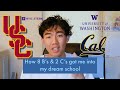 8 B's and 2 C's got me into UC Berkeley and USC + More | Essays, Stats, Advice