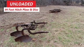 Unloaded - IH Fast Hitch Plow & Disc for the 1958 Farmall 350