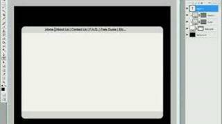 Web layout design in photoshop cs3. Free video tutorial.