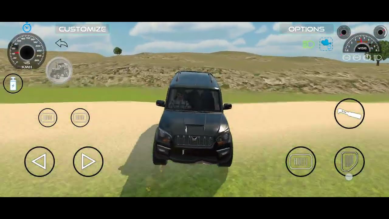 Aj bhi scorpio ko takar nhi de payi 😅 scorpio N to gyi 😭#indianvehiclesimulator3dgaming 