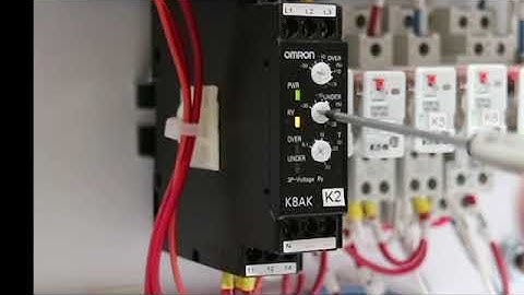 Instructions to adjust Voltage Relay
