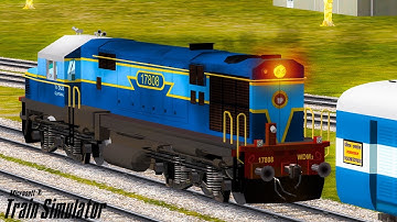 Shunting Express Train Coaches || GTL WDM2 || MSTS Open Rails Journey