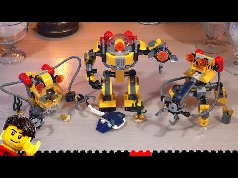 LEGO Builds ⏩ Creator 3-in-1 Underwater Robot 31090 (all 3!)
