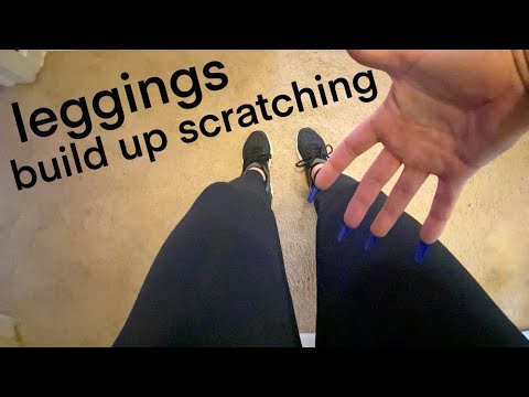 ASMR: Build up scratching on leggings + all the air tracing and tongue clicks! (Ryan's CV)