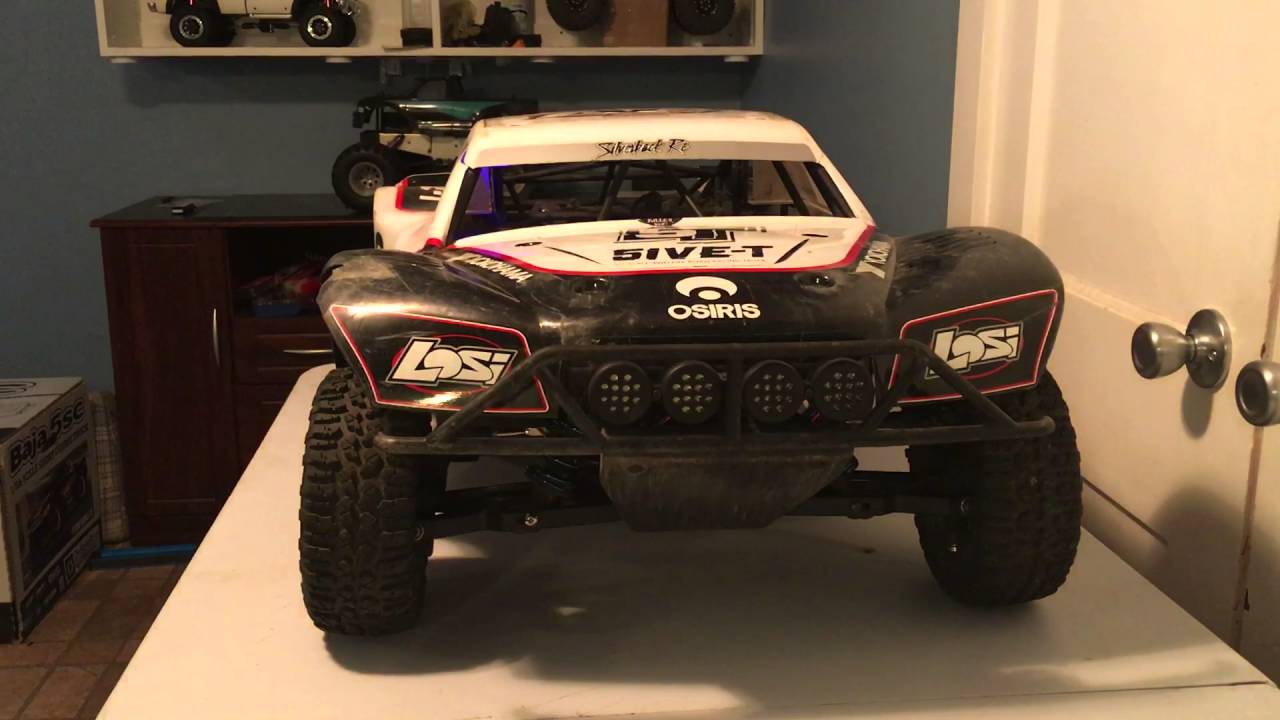 Losi 5ive t with turnigy on/off switch with sr3300t