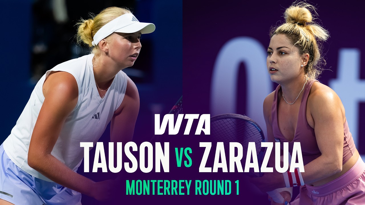Clara Tauson vs. Renata Zarazua | 2026 Monterrey Round 1 | WTA Match Highlights