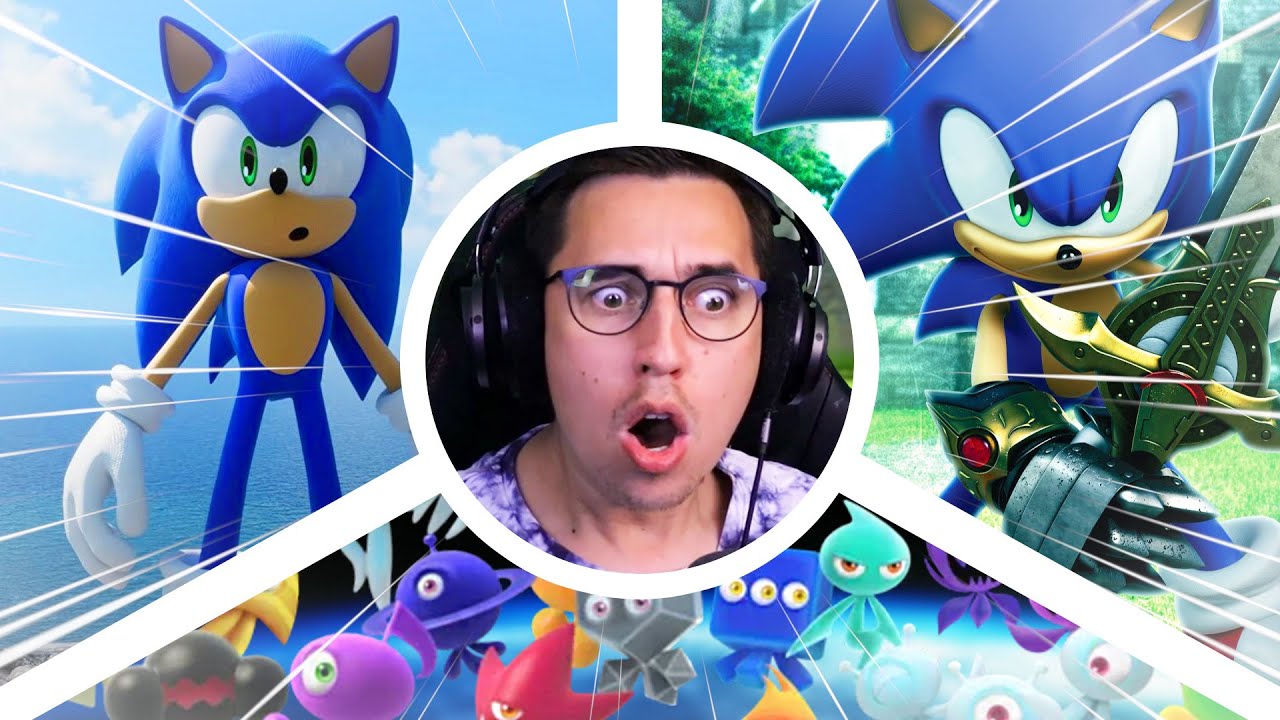 Reacting to the GREATEST Sonic Video game trailers! Colors, Mania and The Black Knight! (FIRST TIME)