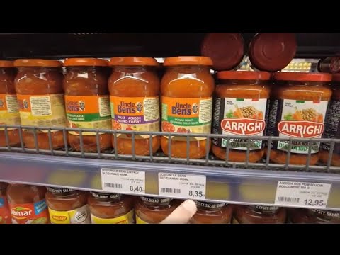 Gdansk Grocery Store or Delikatesy Gdańskie KOS Market. Buying Food and Costs - Gdansk Poland - ECTV
