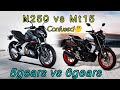 N250 vs Mt15 2024 | 250cc 5gear vs 155cc 6gear aysa kyu🤔 #n250 #mt15 #pulsarn250 2024 #newpulsar