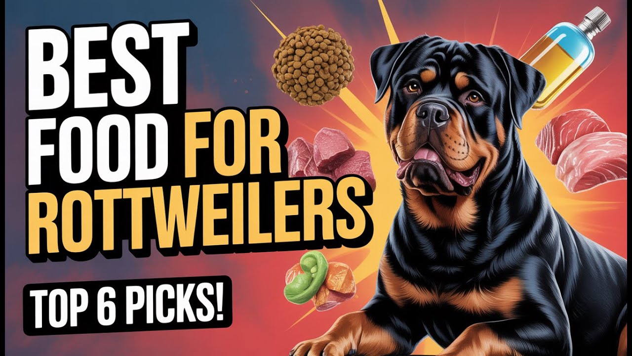 Best Dog Food for Rottweilers (Vet-Approved): 6 Powerful Nutrition Choices for Strength & Longevity