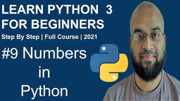 Numbers in Python |  int, float, complex | Python Tutorial for Beginners
