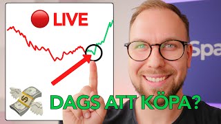 🔴 Dags att köpa aktier NU? - AKTIER &amp; FONDER LIVE Q&amp;A