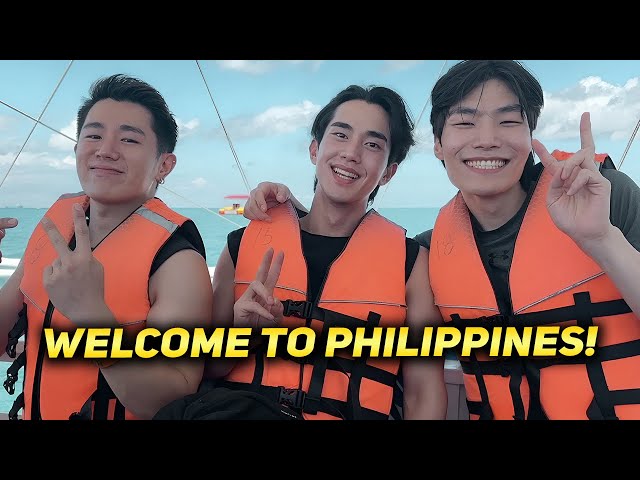 My Korean friends visit the Philippines! class=