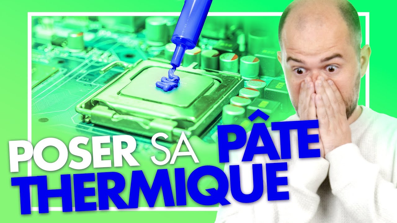 RÈGLE DU DÉ DE 5 : bien appliquer sa pâte thermique sur processeur AMD  Rizen ou Intel 