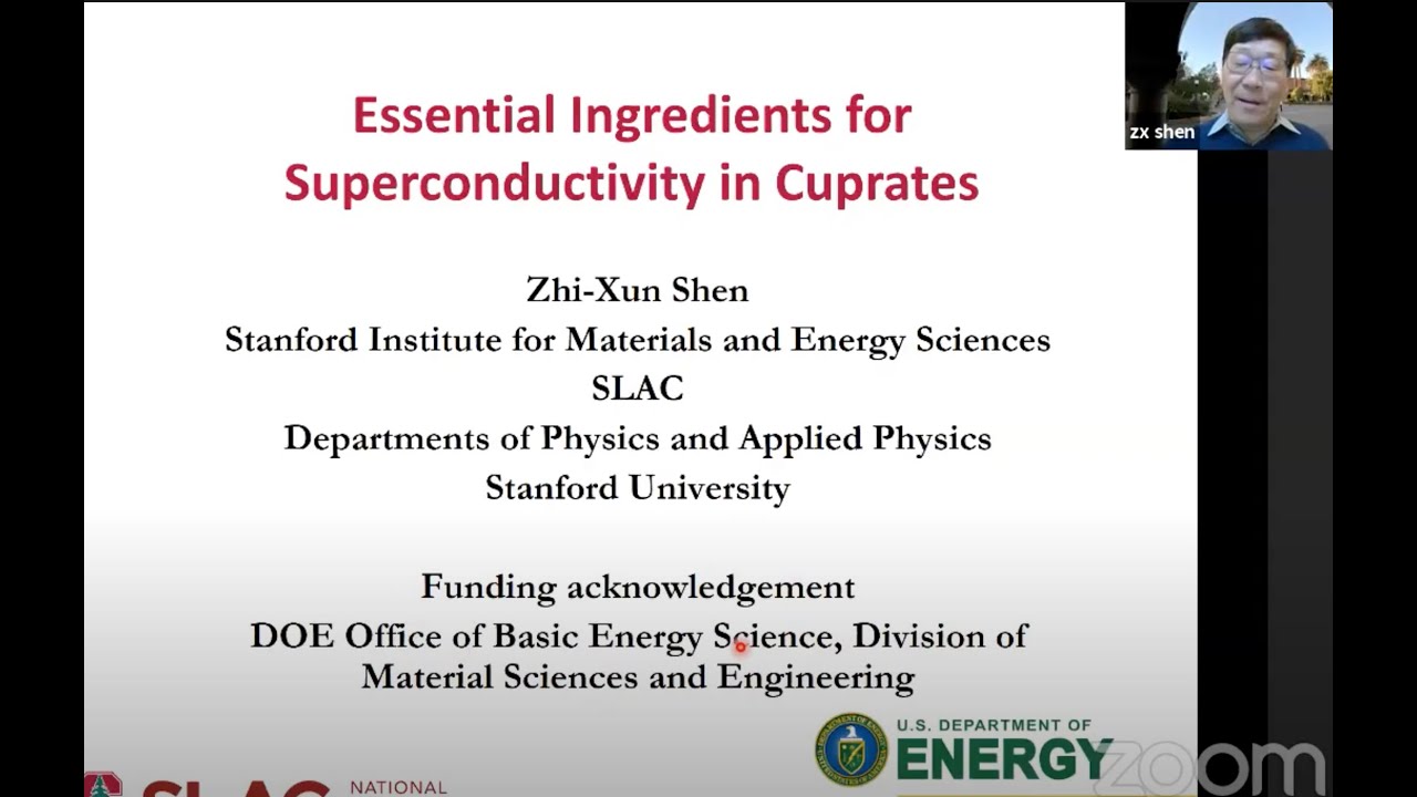 Professor Zhi-Xun Shen | Exotic quantum state of matter visualized for ...