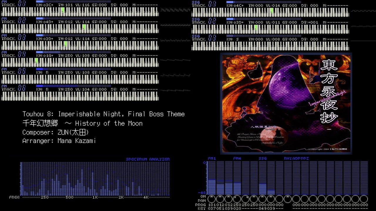 [PC-98 Arrange] Gensokyo Millennium ~ History of the Moon