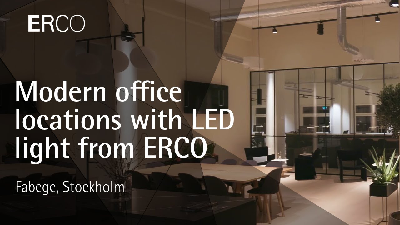 Flexible Swedish Offices With LED From ERCO | Trends in Lighting, TiL