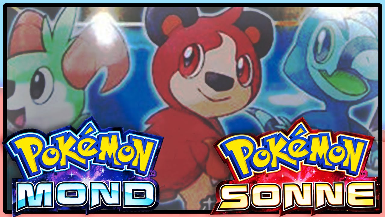 Pokemon Sonne Pokemon Mond Starter Pokemon Youtube