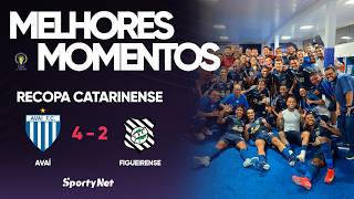AVAÍ BATE FIGUEIRENSE E É CAMPEÃO DA RECOPA CATARINENSE! | Melhores Momentos