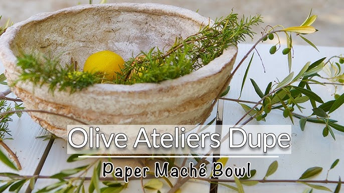 How to Make a Paper Mache Bowl - Cottage On Bunker Hill