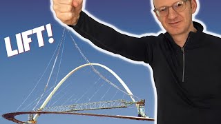Lifting the 1,200 Ton Gateshead Millennium Bridge!