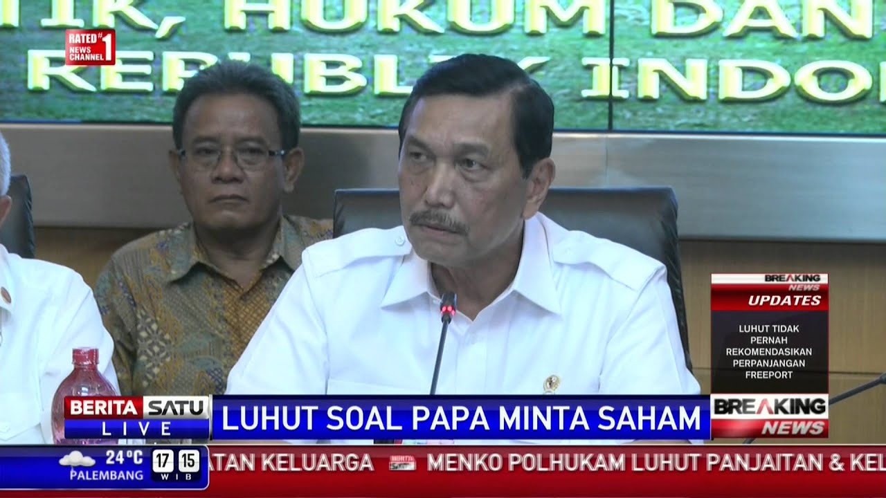 Breaking News: Konpers Luhut Pandjaitan Terkait Papa Minta Saham #3