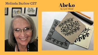Tangle Art Lesson Tangle Pattern Abeko # 296