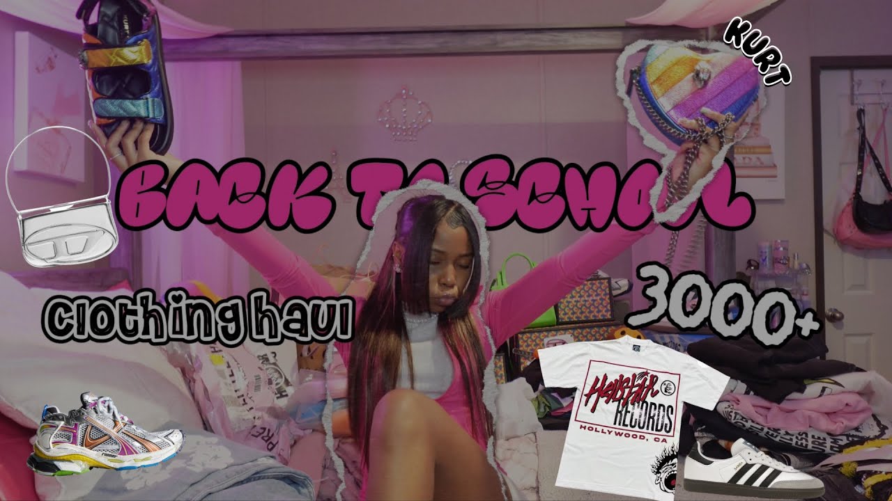 $3000+ THAT GIRL BACK TO SCHOOL CLOTHING HAUL | plt,kurt,disel,shein, and more || lostfilesofsinn
