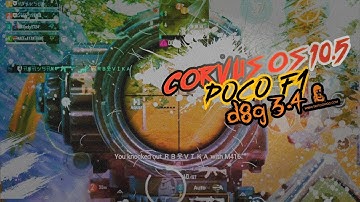 Corvus OS 10.5 Poco F1 | Official with D8G 3.4+| Pubg Test| Poco F1.