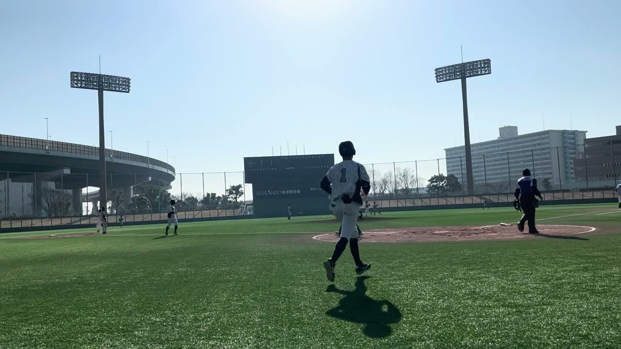 1/17【練習試合】vsSamurai Spirits様⚾️NINES初の人工芝でプレー