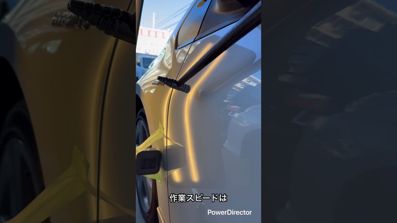 プリウス/助手席ドア/凹み修理/デントリペアでスピード修理