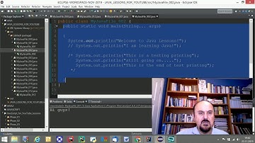 Java Dersleri - 1- Eclipse IDE üzerinde uygulama, kodlama, program çalıştırma