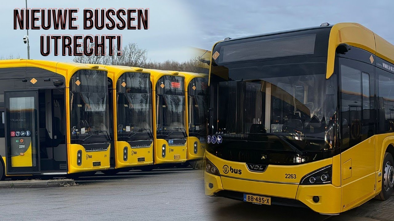 DE NIEUWE VDL & YUTONG BUSSEN IN UTRECHT! Eerste Review + Overbrengrit! #bus #yutongbus #utrecht