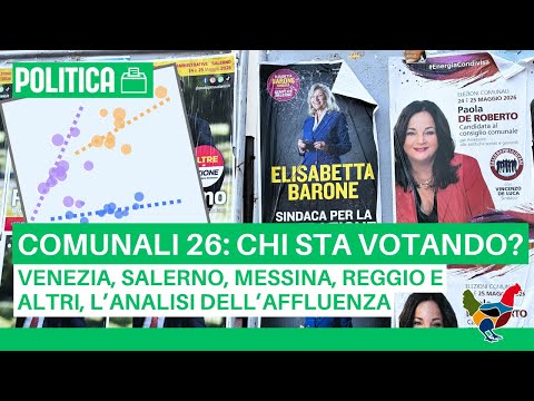 Video Comunali '26: Analisi dell'affluenza, Chi sta votando?