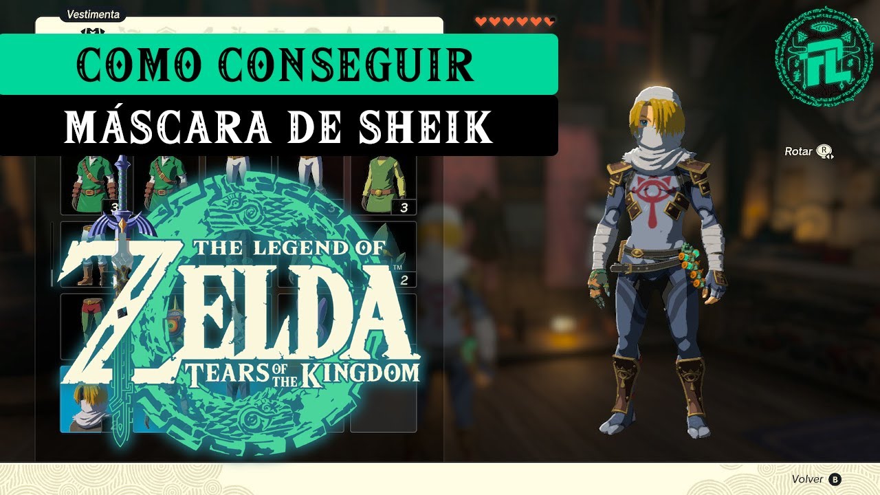 GUIA - Donde está y Como Conseguir la Máscara de Sheik FACIL | Zelda