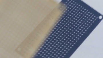 Solar eclipse "Ring of Fire" thru Perfboard!