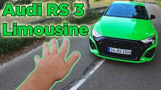 Audi RS 3 Limousine 2022 – Hulk mit 5-Zylinder und 400PS! - POV DRIVE Onboard mit Kommentar - 60FPS!