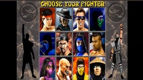 Mk2 secret characters (cpu vs cpu)  [mortal kombat II mame room cheat]
