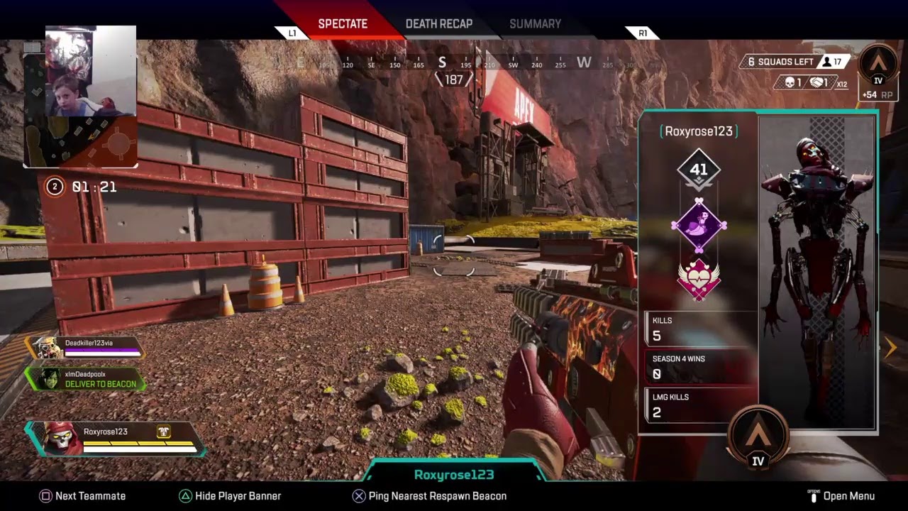 Playing apex season 4 with Roxy - YouTube