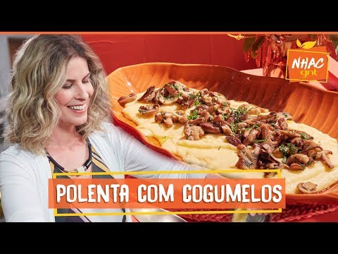 Polenta mole com cogumelos à provençal  | Rita Lobo | Cozinha Prática