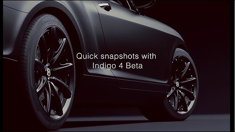 Quick renders with Indigo 4 Beta - GPU