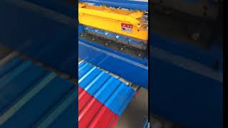 Cheap Price Of Metal Roofing Sheets Machinesteel Roll Forming Machinedouble Layers Roof Machine