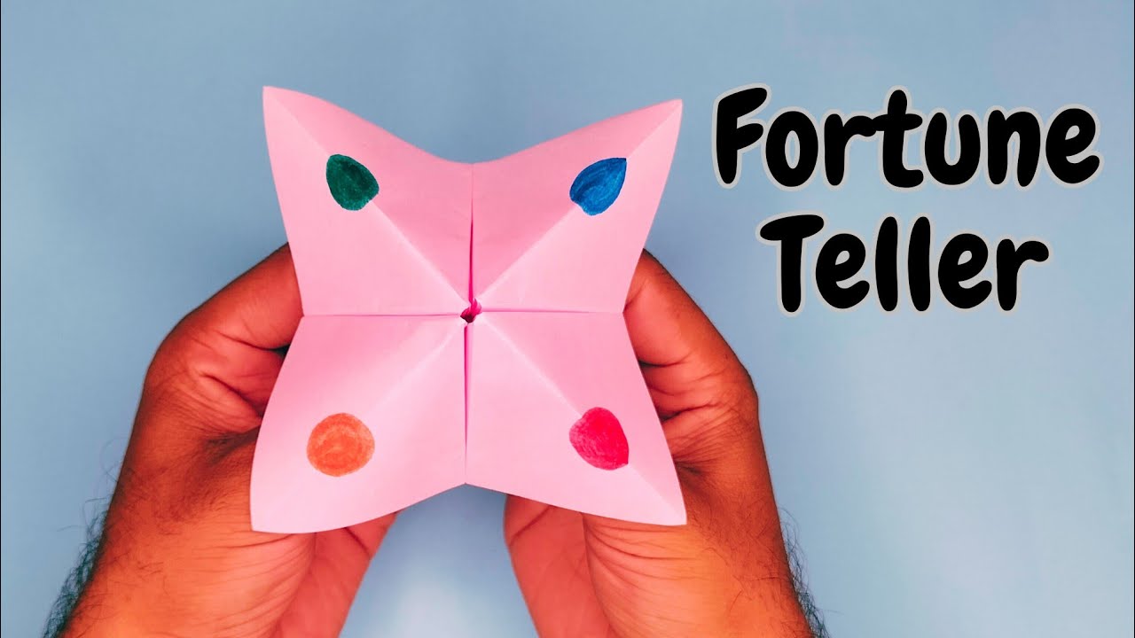 How to make an Origami Fortune Teller | Paper Fortune Teller Easy ...