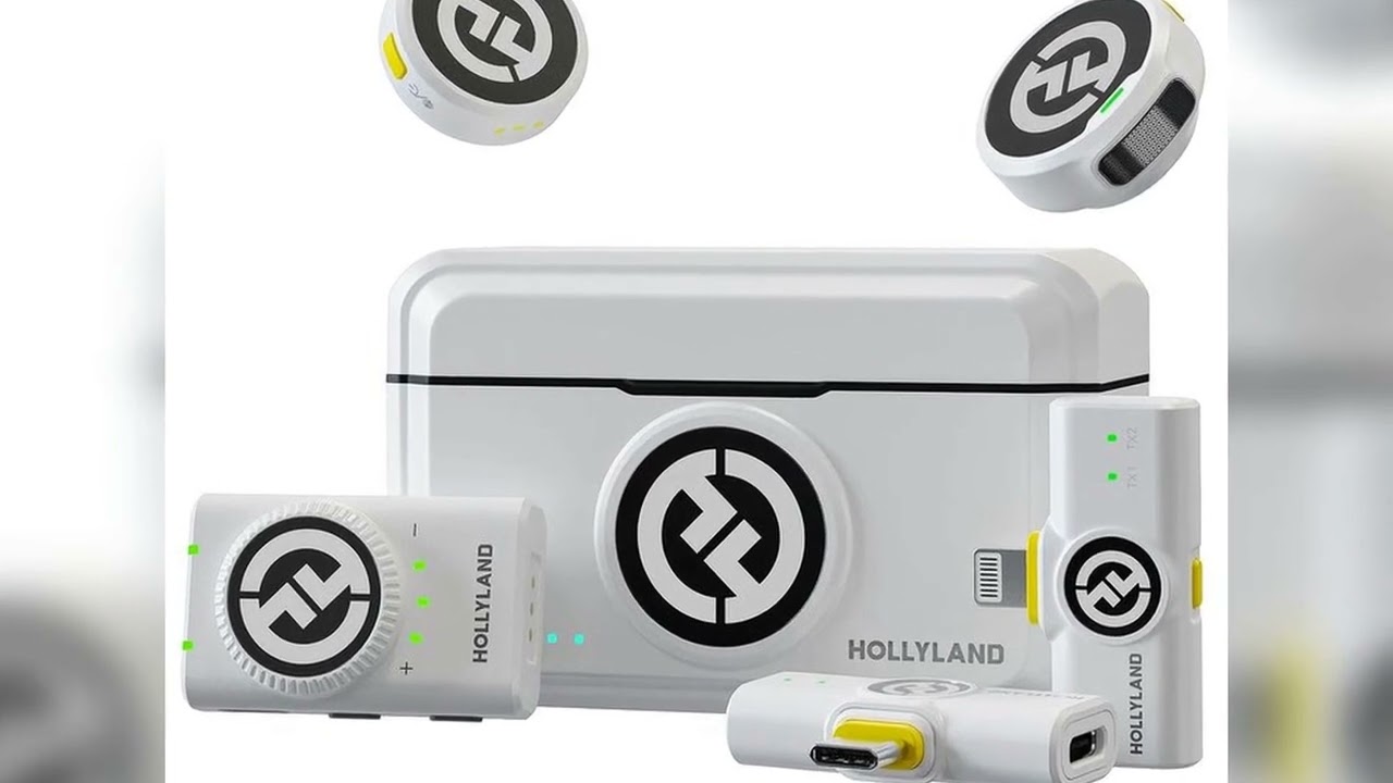 A must-have product! Hollyland LARK M2 White Wireless Lavalier Microphone 300m Range 10H Worktime