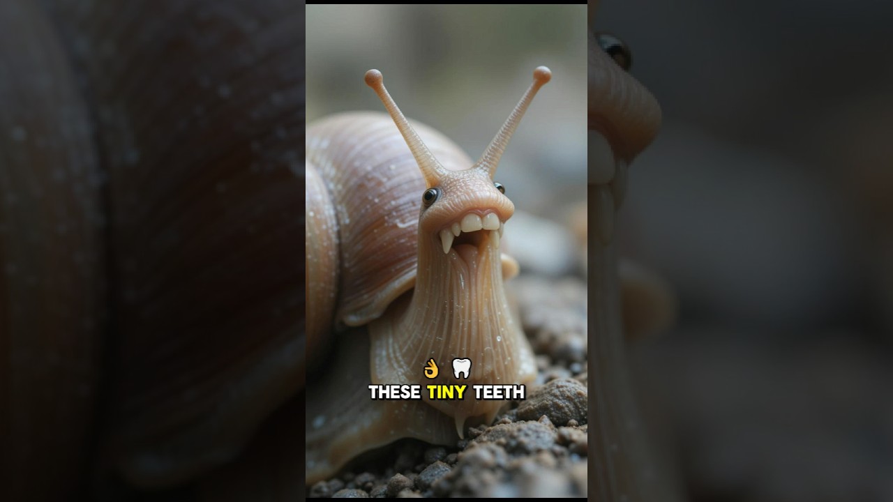 Did You Know Snails Have 12,000 Teeth? 😲🐌