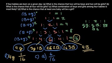 Pascal’s triangle and probability problems